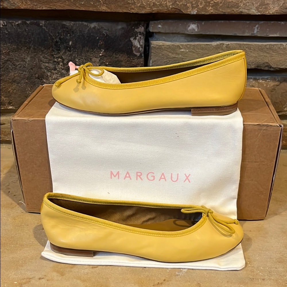 Margaux Lemon Yellow Kids Dress Shoes